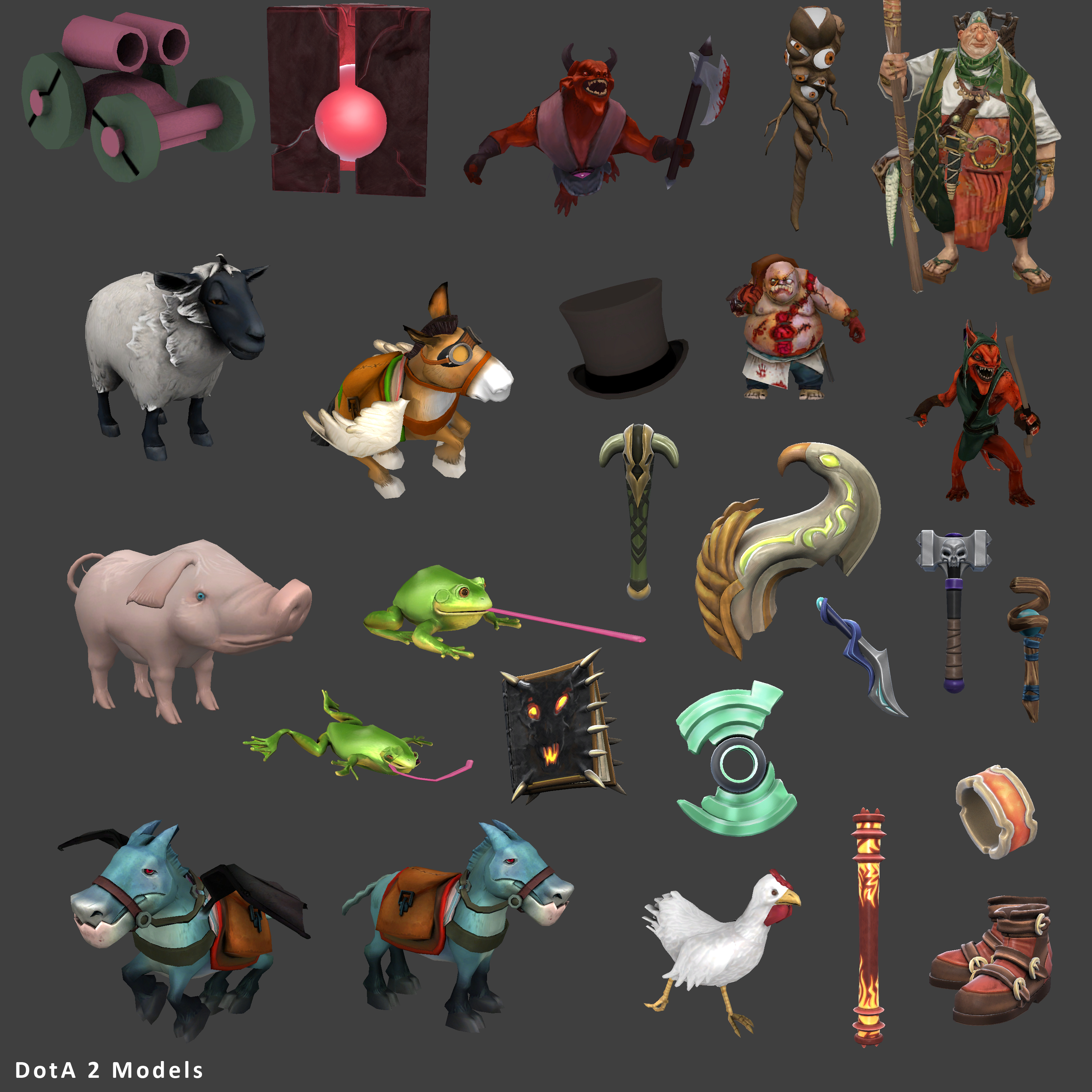 DOTA 2 Models Leak