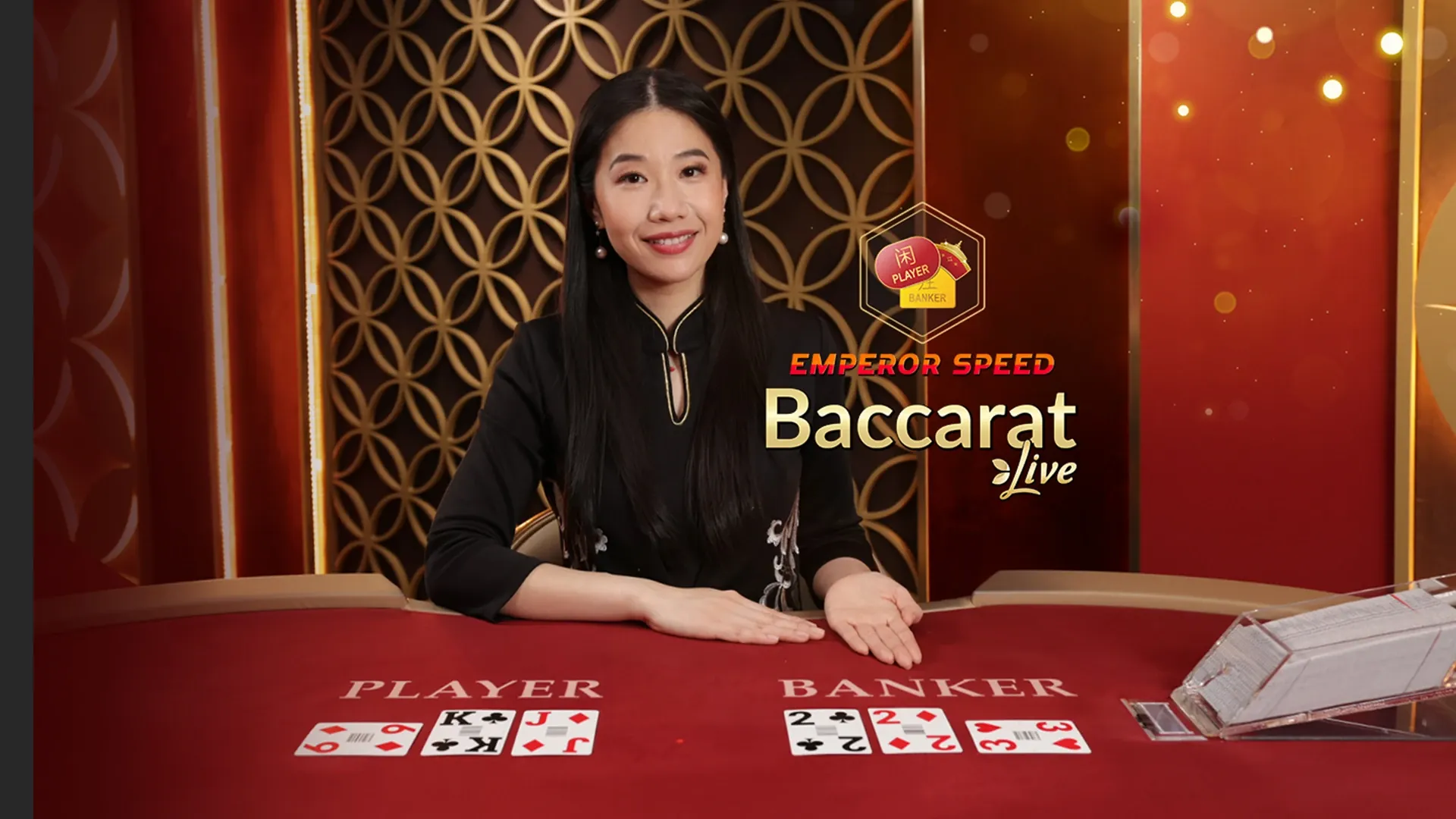 Evolution Emperor live speed Baccarat online Singapore table