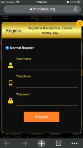 K9win register